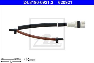 ATE 24.8190-0921.2 - fékbetét kopásjelző PORSCHE
