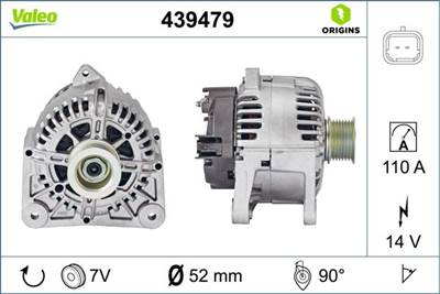 generátor VALEO 439479 for RENAULT