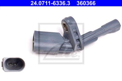 ATE 24.0711-6336.3 - kerékfordulatszám érzékelő AUDI SEAT VW
