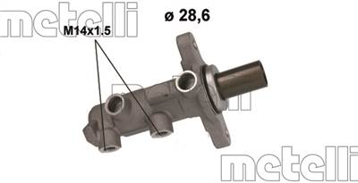 METELLI 05-0848 - főfékhenger FORD