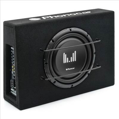 Aktív mélyláda, prémium D osztályú erősítővel, ultra mély basszus, 600W, Phonocar 02924