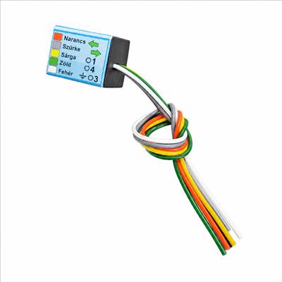 Utánfutó visszajelző elektronika, vonóhorog visszajelző, vontatmány irányjelző és index visszajelző modul - akusztikus - 2 körös✔️
