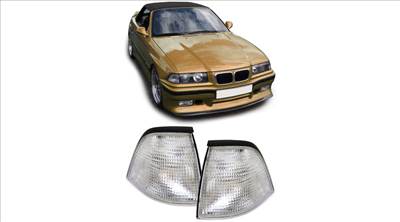 BMW E36 coupe cabrio fehér első index pár