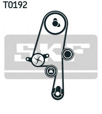 SKF VKMA 06220 - vezérműszíj készlet HONDA VOLVO