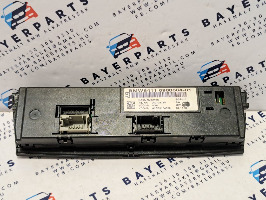 BMW E90 E91 E92 E87 klímapanel klíma panel vezérlõ 2. kép