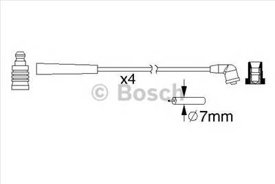 BOSCH 0 986 357 195 - gyújtókábel szett MAZDA