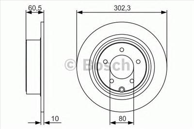 BOSCH 0 986 479 R07 - féktárcsa CHRYSLER DODGE JEEP MITSUBISHI
