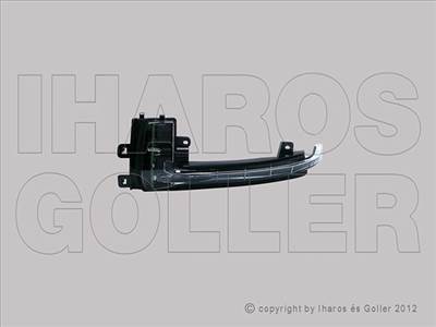 Audi A3 2008-2013 5ajtós - Külső tükörbe irányjelző bal 10.06.- (LED)