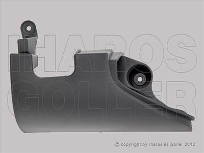 Mercedes Citan 2012-2021 W415 - Hátsó lökhárító sarok jobb felső fekete (2h.ajtós)
