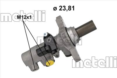 METELLI 05-1216 - főfékhenger AUDI CUPRA SEAT SKODA VW