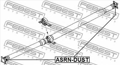 FEBEST ASRN-DUST - csukló, hosszanti tengely DACIA NISSAN RENAULT
