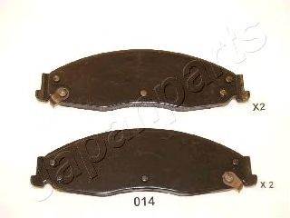 JAPANPARTS PA-014AF - fékbetét CADILLAC