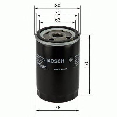 BOSCH 0 451 103 249 - olajszűrő AUDI