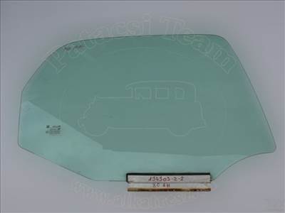 Opel Corsa B 1992-2000 - oldalüveg, lejáró, hátsó ajtó, jobb oldali, zöld, 5ajtós