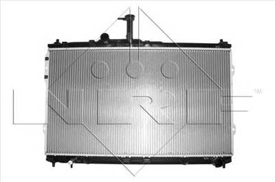 NRF 58420 - Vízhűtő (Hűtőradiátor) HYUNDAI