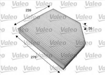 VALEO 715579 - pollenszűrő AUDI AUDI (FAW)