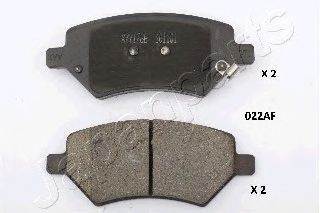 JAPANPARTS PA-022AF - fékbetét CHERY DR