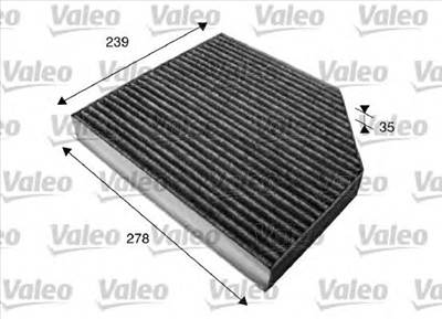 VALEO 715580 - pollenszűrő AUDI AUDI (FAW) PORSCHE