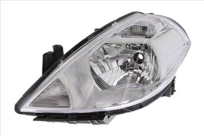 Nissan Tiida 2007.09.01-2011.04.01 utángyártott új bal első fényszóró H4 (motoros) DEPO 26060em00a