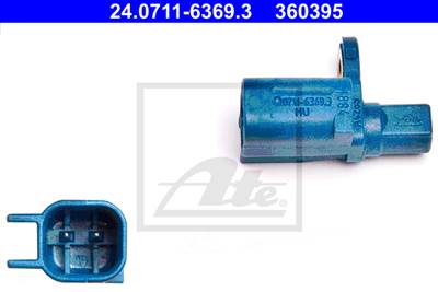 ATE 24.0711-6369.3 - kerékfordulatszám érzékelő FORD VOLVO