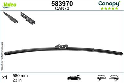 Nissan Juke 2014-2019 - Ablaktörlő lapát 1db (CAN70) Vez./ut. o