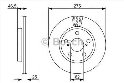 BOSCH 0 986 479 428 - féktárcsa BYD TOYOTA