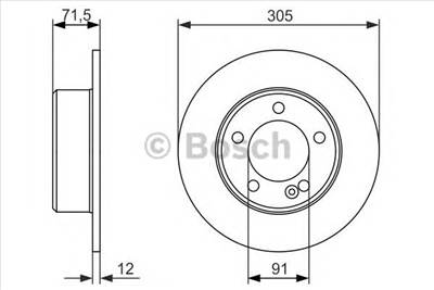 BOSCH 0 986 479 714 - féktárcsa NISSAN OPEL RENAULT VAUXHALL