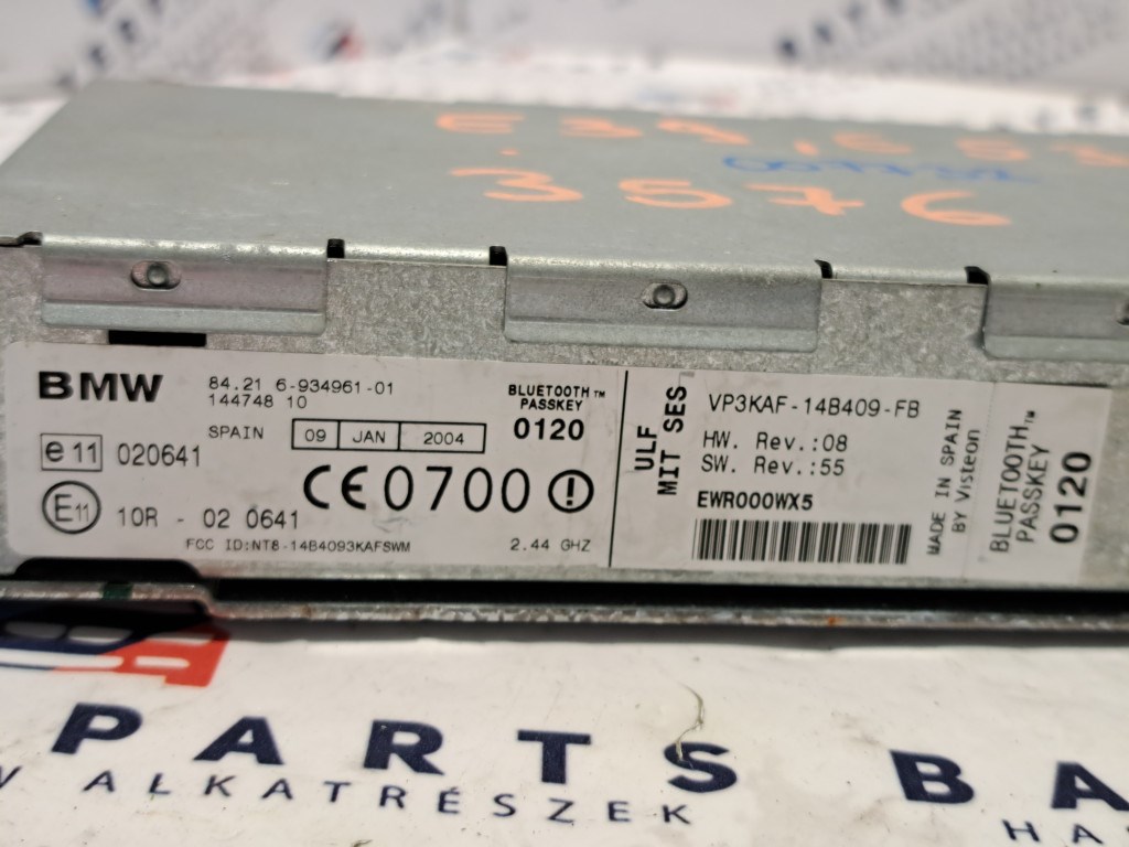 BMW E46 E39 E53 X5 Bluetooth ULF modul module elektronika 4. kép