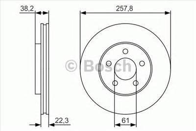 BOSCH 0 986 479 R56 - féktárcsa CHRYSLER DODGE