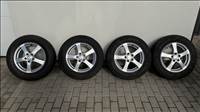 VW / AUDI / SEAT / SKODA ,5x112 lyukosztású 16" Dezent alufelni, rajta 215/65,Hankook téli gumi 