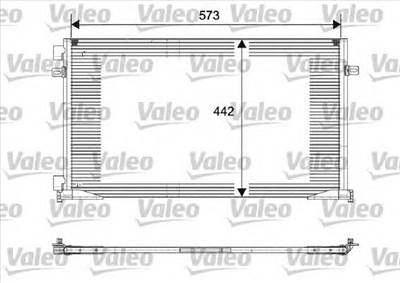 VALEO 817644 - klíma kondenzátor OPEL RENAULT VAUXHALL