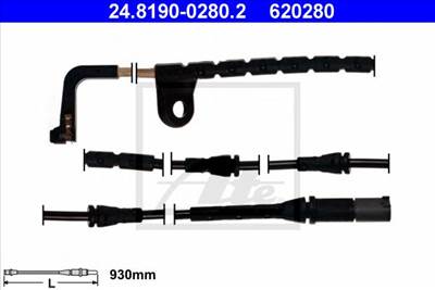 ATE 24.8190-0280.2 - fékbetét kopásjelző BMW