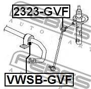 FEBEST VWSB-GVF - Stabilizátor szilent AUDI SEAT SKODA VW
