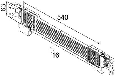 Olajhűtő, motorolaj MAHLE CLC 69 000P for AUDI, VW, CUPRA