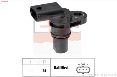 EPS 1.953.514 - vezérműtengely pozíció érzékelő AUDI PORSCHE SEAT SKODA VW