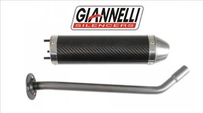 Giannelli Racing kipufogó hangtompító Derbi Senda DRD PRO ( Piaggio D50B ) - karbon