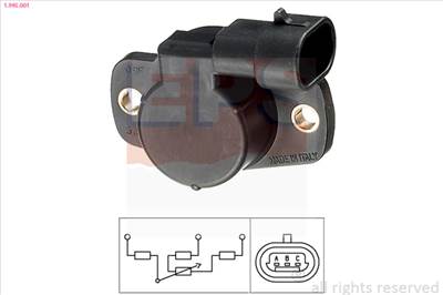 EPS 1.995.001 - fojtószelepállás érzékelő CITROËN FIAT LANCIA PEUGEOT RENAULT VOLVO