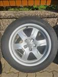 17" használt gyári Audi alufelni, rajta 225/50 használt Firestone téli gumi 