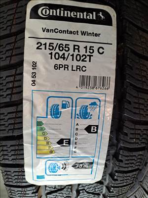 215/65 R15 Continental VanContact Winter gumiabroncs