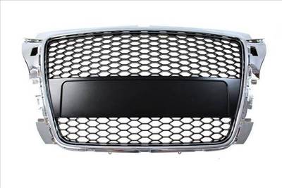 MTUNING Audi A3 8P Facelift RS-stílusú króm-fekete hűtőrács