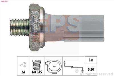 EPS 1.800.187 - olajnyomás kapcsoló CITROËN FIAT MITSUBISHI PEUGEOT SMART