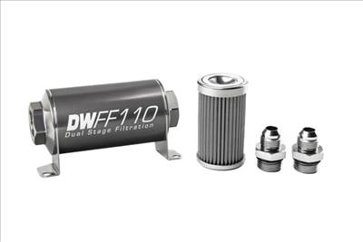 DEATSCHWERKS Univerzális üzemanyagszűrő 100 mikron AN8 110mm