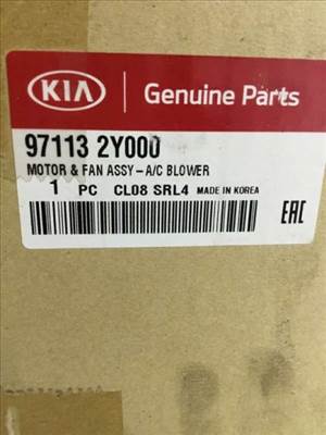 Kia Sportage SL Ceed JD Hyundai i30 GD fűtőventilátor 971132Y000