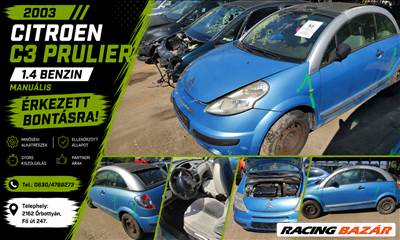 2003 Citroen C3 Prulier 1.4 benzin, manuális - ÉRKEZETT BONTÁSRA! 