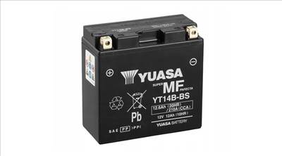 Yuasa YTX14B-BS 12V Akkumulátor 12,6Ah 210A Indítóáram Bal+
