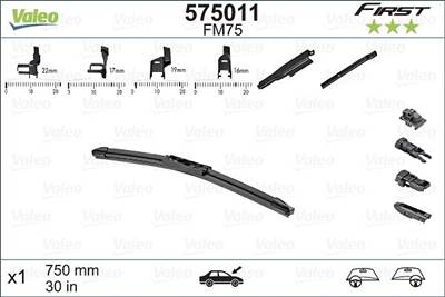 Peugeot 3008 2013-2016 - Ablaktörlő lapát 1db (750) FIRST Multiconnection