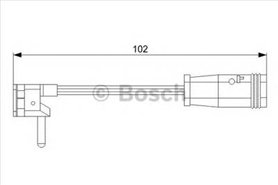 BOSCH 1 987 473 019 - fékbetét kopásjelző MERCEDES-BENZ MERCEDES-BENZ (BBDC)