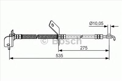BOSCH 1 987 481 415 - fékcső HYUNDAI KIA