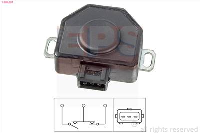 EPS 1.995.091 - fojtószelepállás érzékelő BMW OPEL