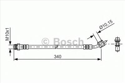 BOSCH 1 987 481 423 - fékcső FORD VOLVO VOLVO ASIA